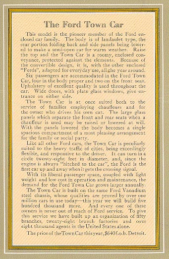 1915 Ford Enclosed Cars Brochure Page 3